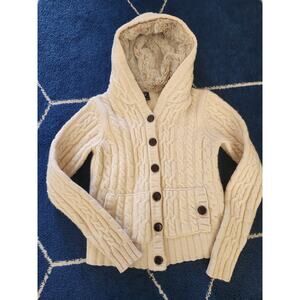 Gap Y2k Inspired Lamb's Wool Button Up Sweater-Lg